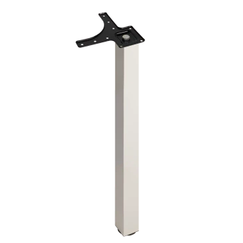 Noga meblowa stołowa kwadratowa 50x50 71cm biała mocowanie AC282-K-710-BIA
