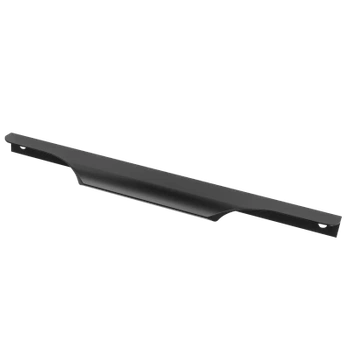 Uchwyt meblowy krawędziowy 28cm czarny AU627-0-256-CZA