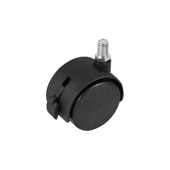 Kółko podwójne ze śrubą M-10 czarne z hamulcem do systemu drążkowego AC512-D-CZA