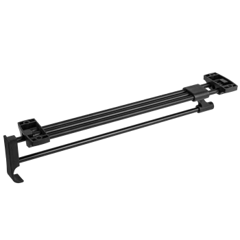 Wieszak wysuwany 35cm na ubrania do szafy czarny AC221-F-CZA