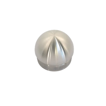 Zaślepka półkolista poręczy balustrady Ø42.4 H=22 stal nierdzewna Prevent PR741-0-INX