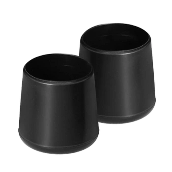 Stopka zewnętrzna do drążka Ø25 czarna 2szt AC508-A-2-CZA