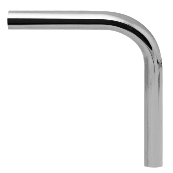 Narożnik półokrągły 90° 20cm x 20cm do drążka Ø25 chrom TR517-0-CHR