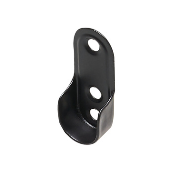 Końcówka boczna do rury owalnej 30x15 czarna AC903-B-CZA