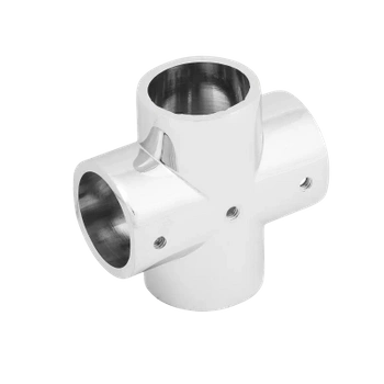 Narożnik czterokierunkowy Ø25 chrom AC985-0-CHR