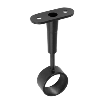 Uchwyt dystansowy Ø25 przelotowy  regulowany czarny AC936-0-CZA