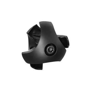 Złącze trzykierunkowe prawe Ø25 czarne TR502-P-CZA