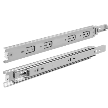 Prowadnica kulkowa łożyskowa pełny wysuw 350mm, H=45mm, ocynk AP004-A-350-OCY