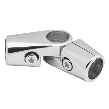 Złącze dwuramienne do drążka Ø25 chrom TR561-A-CHR