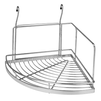 Półka metalowa łazienkowa kuchenna narożna chrom AC321-C-CHR wyprzedaż