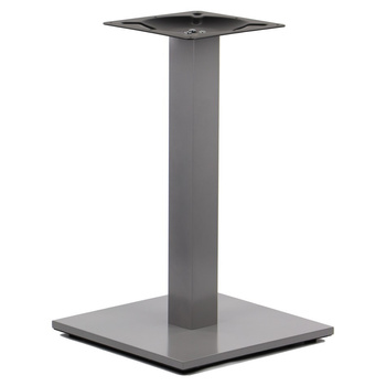 Podstawa stołu SLSH-2011-72-45-ALU kwadrat wysokość 72cm, podstawa 45x45cm kolor aluminium