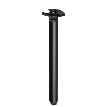 Noga meblowa stołowa składana 71,5cm stalowa czarna okrągła AC262-A-710-CZA