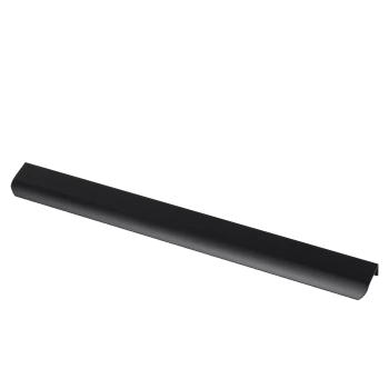 Uchwyt meblowy krawędziowy 39,6cm czarny AU628-0-352-CZA