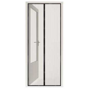 Moskitiera z magnesem na drzwi BASIC 100x220cm czarna MS0MA-100-220-CZA