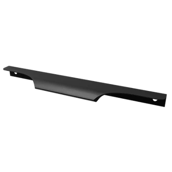 Uchwyt meblowy krawędziowy 25cm czarny AU627-0-224-CZA